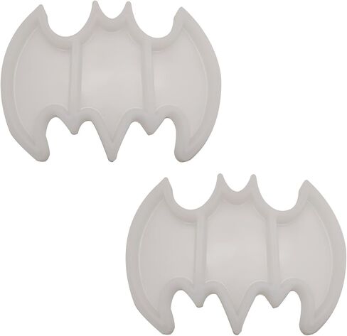 قطعتان من قوالب راتينج السيليكون الخفافيش، قالب يدوي للحرف اليدوية، قالب صندوق تخزين كريستال بالتنقيط الغراء قالب حرفي لصنع صندوق تخزين صندوق المجوهرات، ديكور المنزل المكتبي in Kuwait