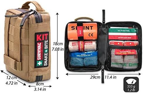 مجموعة الإسعافات الأولية للدغة الأفعى من Survival in Kuwait