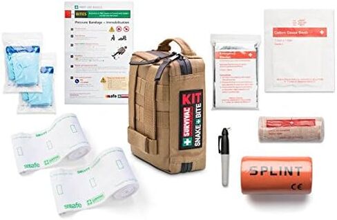 مجموعة الإسعافات الأولية للدغة الأفعى من Survival in Kuwait