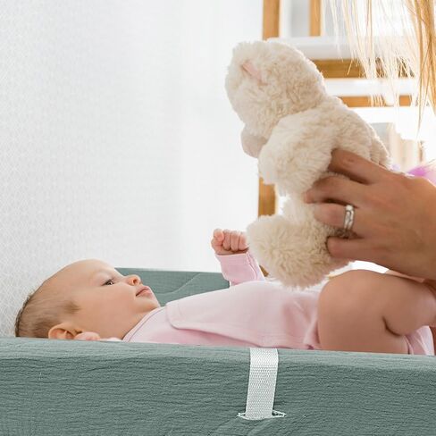 أغطية وسادات تغيير الحفاضات للأطفال، غطاء وسادة طاولة تغيير الحفاضات من الموسلين، ملاءات مبطنة لتغيير الحفاضات للفتيات، أغطية طاولات تغيير الحفاضات ناعمة ومسامية in Kuwait