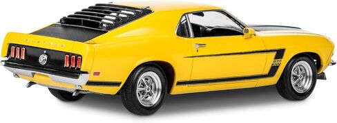 Revell 85-4313 ‘69 Boss 302 Mustang Car Kit 1:25 Scale 109-Piece Skill Level 4 Plastic Model Building Kit , Yellow in Saudi Arabia