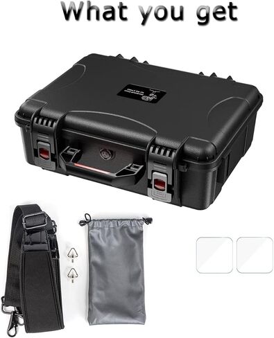 حافظة Supfoto RS 3 Pro، حزام حبل للرقبة، واقي شاشة، حافظة صلبة مقاومة للماء لـ DJI RS 3 Pro، حافظة محمولة للسفر لمجموعة ملحقات DJI RS 3 Pro in Kuwait