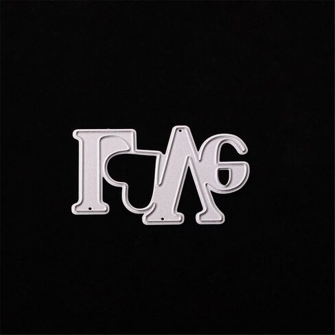Metal Cutting Dies, Embossing Dies Stencil Template Mould for DIY Scrapbooking Photo Album Paper Card Making Craft Wedding Party Decoration DIY Gift, Die-Cuts (Love) in Kuwait