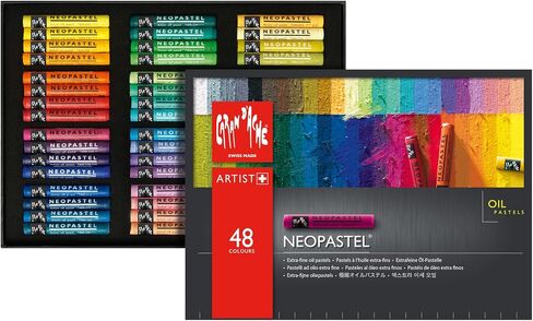 CREATIVE ART MATERIALS Caran D'ache Neopastel Oil Pastels Set/48 (7400.348) in Saudi Arabia