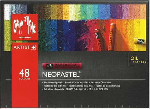 CREATIVE ART MATERIALS Caran D'ache Neopastel Oil Pastels Set/48 (7400.348) in Saudi Arabia
