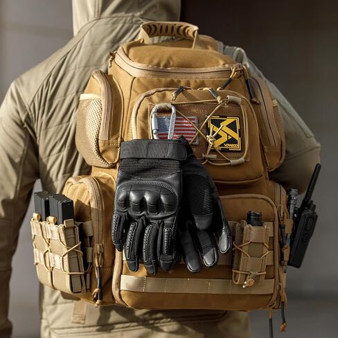 Tactical Range Backpack for Handguns and Ammo, Gun Cases Bag with 3 Pistol Carrying Cases for Hunting Shooting in Saudi Arabia
