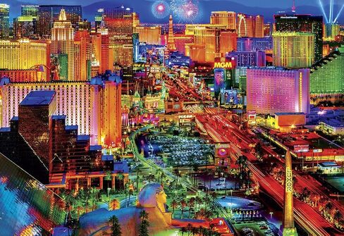 Buffalo Games - Viva Las Vegas - 2000 Piece Jigsaw Puzzle in Saudi Arabia