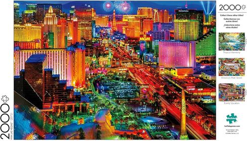 Buffalo Games - Viva Las Vegas - 2000 Piece Jigsaw Puzzle in Saudi Arabia