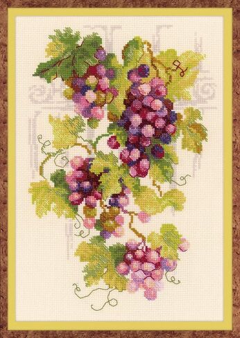 Riolis Grapevine Cross Stitch Kit-8.25"X11.75" 14 Count in Saudi Arabia