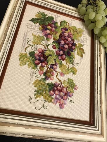 Riolis Grapevine Cross Stitch Kit-8.25"X11.75" 14 Count in Saudi Arabia