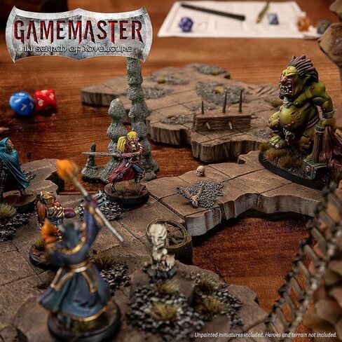 مجموعة طلاء The Army Painter-Gamemaster Wandering Monsters - كرات خلط محملة مسبقًا بحجم 20 × 12 مل، مصغر من البلاستيك الصلب سهل التركيب، فرشاة طلاء أساسية ودليل الرسم in Saudi Arabia