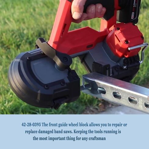 Follde استبدال Milwaukee 42-28-0395 كتلة الأسطوانة الأمامية للمنشار الحزامي Milwaukee 6230N، 6236N، 6238N، 6232-6N، بدون مسامير in Kuwait