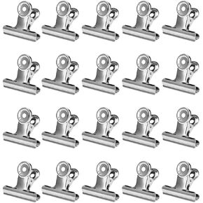 2.5 Inch Bulldog Paper Clips,20 Pcs Metal Binder Clips Paper Clamps for Home Office Food Bags Files Fixing in Saudi Arabia