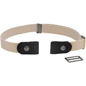 No Buckle Invisible Elastic Stretch Waist Belt for Mens and Womens Belt Jeans