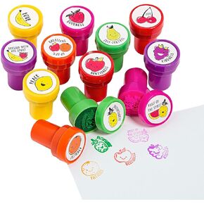 Fun Express Fruit of The Spirit Stampers - 24 Pieces