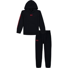 Under Armour UA RIVAL PO HOODIE SET, Black - Pullover, 7