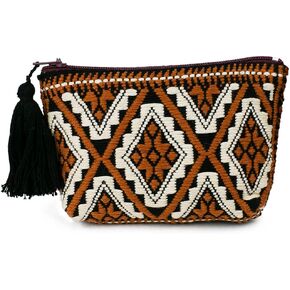 Coin Pouch: 100% Cotton Coin Purse for Women | Cute Change Purse with Vibrant Colors | Small Zipper Pouch Handmade by Mexican Artisans | Wallet Purse for Women