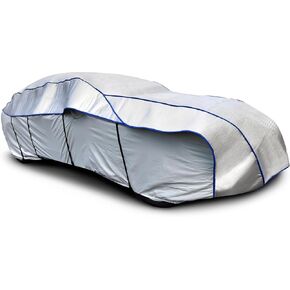 Budge Hail Jacket Car Cover, Hail-Resistant, Outdoor, Heavy Duty, Hail Jacket fits Sedans up to 157", Gray