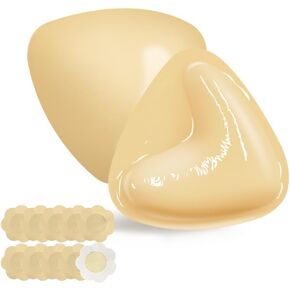 Double Sided Sticky Bra Inserts Breast Pads,Push-Up Inserts Reusable&Washable Bra Cups Inserts