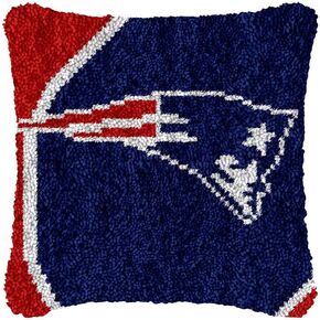 Latch Hook Crafts Go Cowboys! - Latch Hook Pillow Kit, 16.9 x 16.9