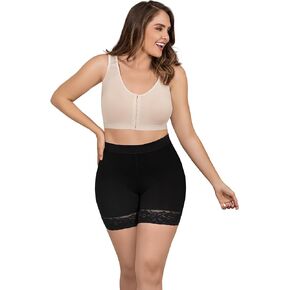 SILHOUETTES & CURVES Butt Lifter Shorts for Women Interlock Seems with Abdomen Support & Butt Lifting Effect