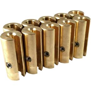 Spoke Wheel Weight 1 1/2 oz. Brass (10 pack)