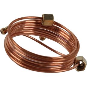 Mechanical Oil Pressure Gauge Tubing Kit, KIMISS 72in Oil Pressure Gauge Installation Kit Copper Tubing Installation Kit with Fitting for Car Truck