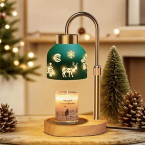 Loowoko Candle Warmer Lamp, Housewarming Gifts for New Home Room Decor, Timable & Dimmable Scented Wax Melter with 2 Bulbs, Gift for Female