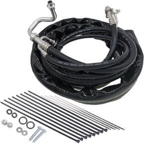 Rear AC Line Set Replacement Lines AT34653,For Acadia,for Traverse, Enclave, Outlook 2007-2017 Rear Auxiliary AC Hose Kit Replacement Part Air Conditioning Lines