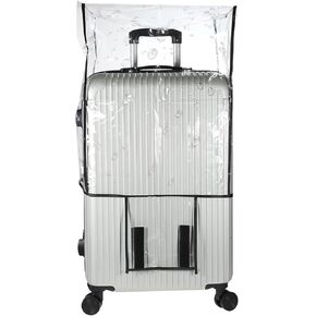 PATIKIL Luggage Covers, 1 Piece 20 Inch PVC Suitcase Cover Protectors Waterproof Travel Luggage Covers for Suitcase, Black