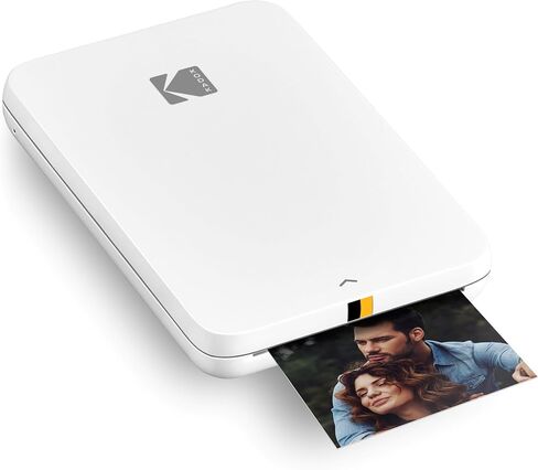 KODAK Step Slim Instant Mobile Photo Printer - Kit: 20 Pack Zink Paper, Scissors, Scrapbook Album, Markers, Sticker Sets in Saudi Arabia