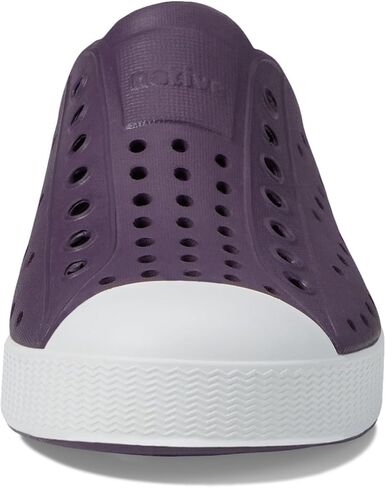 Native Shoes Jefferson (Little Big Kid) Sneaker, Velvet Purple/Shell White, 11 US Unisex in Kuwait