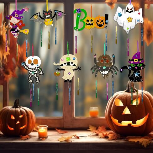 16 Pack Thanksgiving Party Favors,Fall Turkey Wind Chime Craft Kit,Autumn Harvest Party Wooden Arts DIY Coloring Craft for Kindergarten Fiesta Fall Thanksgiving Party Art Activity Supplies(Turkey) in Kuwait