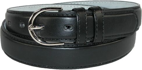CTM® Women's Leather 1 1/8 Inch Dress Belt in Saudi Arabia