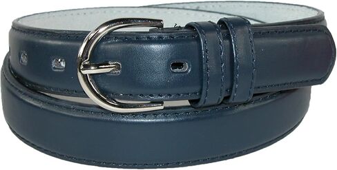 CTM® Women's Leather 1 1/8 Inch Dress Belt in Saudi Arabia