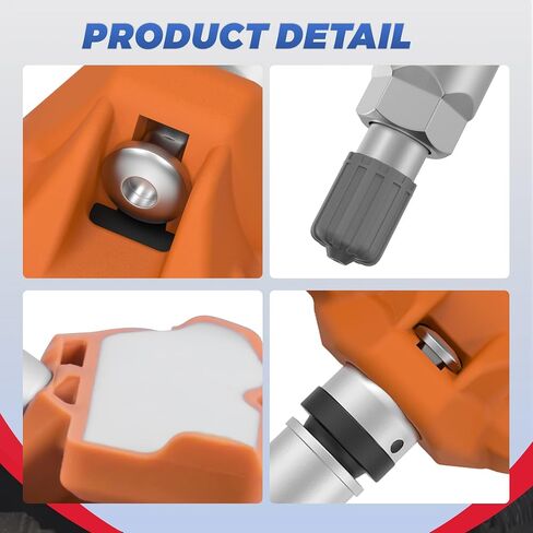 TPMS Tire Pressure Monitoring System Sensor 36106856227 685622703 Replacement Compatible with BMW 335i 535i 550i 740i X3 X5 X6 Mini Cooper Countryman 4PCS in Saudi Arabia