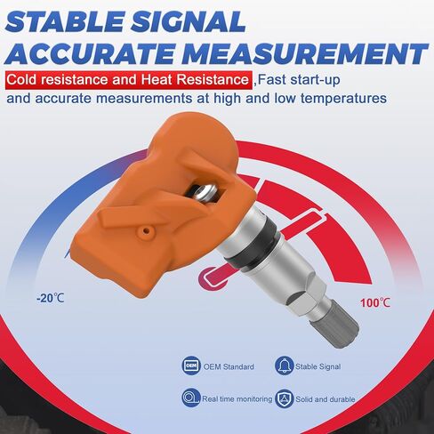 TPMS Tire Pressure Monitoring System Sensor 36106856227 685622703 Replacement Compatible with BMW 335i 535i 550i 740i X3 X5 X6 Mini Cooper Countryman 4PCS in Saudi Arabia