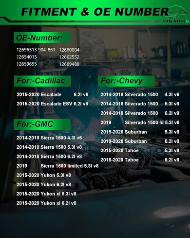 مضخة تفريغ الفرامل تناسب: -Chevy Silverado 1500 Suburban Tahoe لـ: -GMC Sierra 1500 Yukon XL لـ: -Cadillac Escalade ESV 4.3L 5.3L 6.2L 2014-2020 استبدل OE # 12696313، 904-861، 12662552 in Saudi Arabia