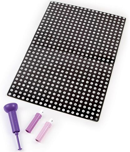 اجعلها حقيقية: ختم للكشف عن قطعة واحدة - وحش منتفخ - 605 قطعة - شخصية ملصق منقطة DIY، 11 × 16.5، مجموعة حرفية، نشاط فني، للفتيات والأطفال من سن 6 سنوات فما فوق in Kuwait