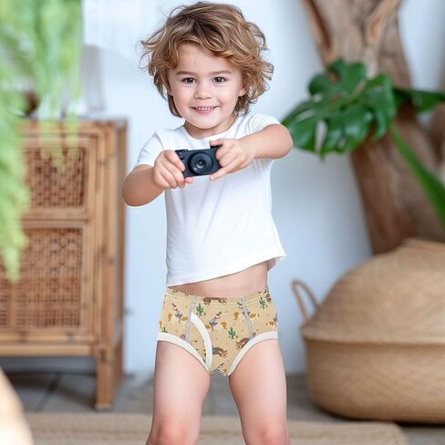 100% Cotton Boys Underwear Breathable Boys Briefs Toddler Underwear Size 2t, 3t, 4t, 5t, 6, 8, 1-Pack in Saudi Arabia