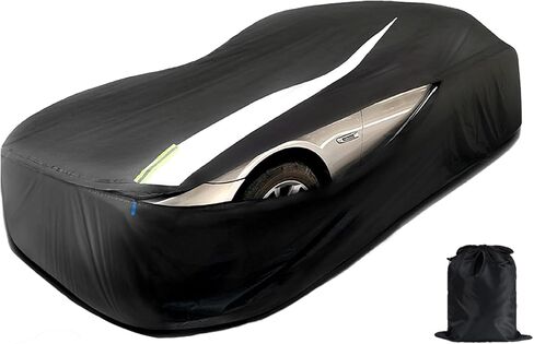 Sedan Car Cover Waterproof All Weather Custom Fit for Civic/Corolla Full Exterior Heavy Duty Car Covers Snow Hail Protector Car Cover Sun Uv Protection Outdoor/Indoor Car Cover with Zipper in Saudi Arabia