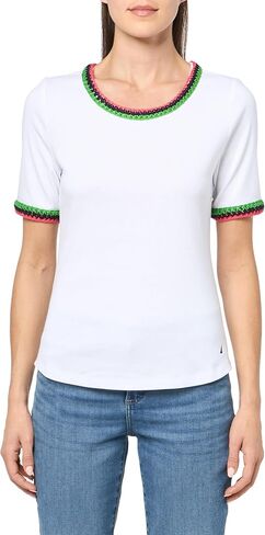 Nautica Women's Cotton Short Sleeve Solid Knit Top in Kuwait