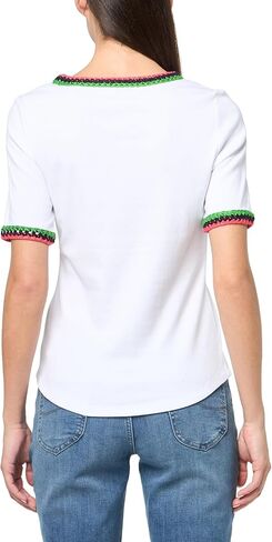 Nautica Women's Cotton Short Sleeve Solid Knit Top in Kuwait