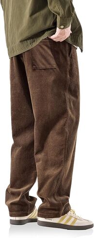 سراويل قصيرة للرجال فضفاضة واسعة الساق فضفاضة تناسب الرباط مرونة الخصر Sweatpants السراويل خمر in Kuwait