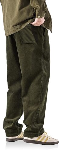 سراويل قصيرة للرجال فضفاضة واسعة الساق فضفاضة تناسب الرباط مرونة الخصر Sweatpants السراويل خمر in Kuwait