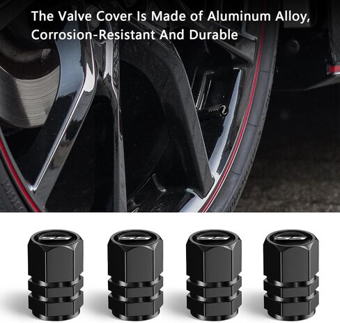 4PCS Tire Valve Stem Caps Compatible with Chevy Camaro SS Auto Accessories, Aluminum Tire Valve Cap Set, Corrosion Resistant, Universal Stem Covers for Cars Trucks Motorcycles SUVs Bikes in Saudi Arabia