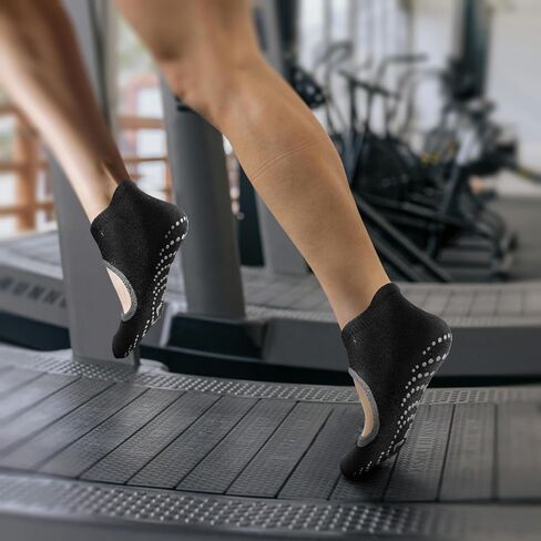 جوارب يوجا نسائية من BULLIANT، جوارب بيلاتيس مضادة للانزلاق للنساء رياضية حافية القدم وتمارس تمارين الباليه والممرضات in Kuwait