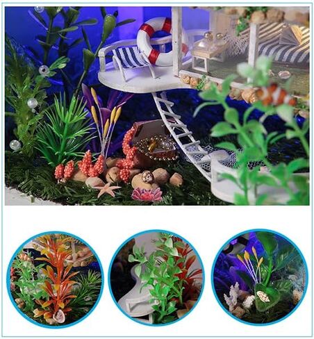 Miniature House Kit, Doll House Kit, Miniature Kit, DIY Mini House for Adult, Holidays in Hawaii in Kuwait