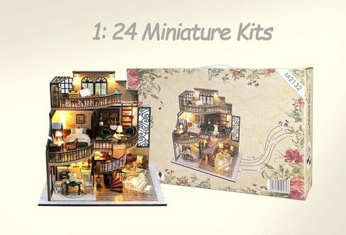 Miniature House Kit, Doll House Kit, Miniature Kit, DIY Mini House for Adult, Holidays in Hawaii in Kuwait