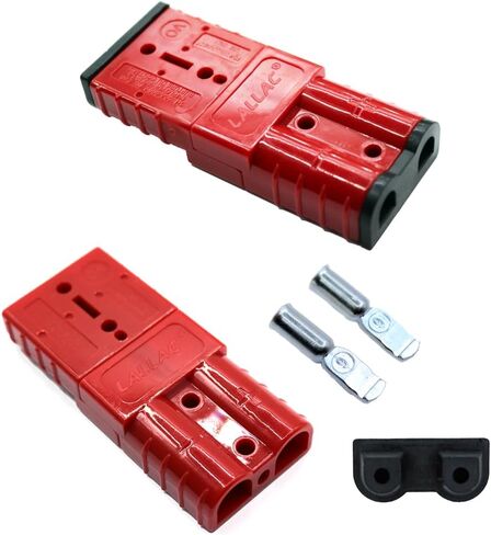 MEIVIFPV 10Pcs 50A Battery Quick Connector 50 Amp Battery Cable Connector Plug 7/8/10/12 Gauge Battery Quick Disconnect Connector Plug in Saudi Arabia